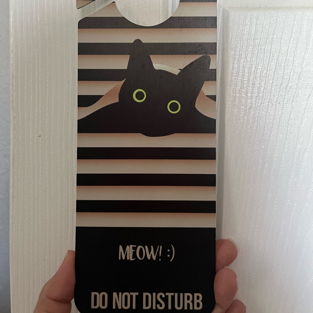 Adorable “Do not disturb” sign